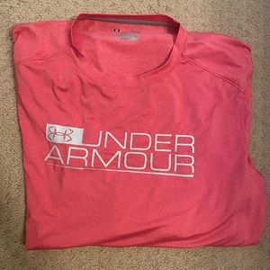 Under Armour Dri Fit Red Long Sleeve